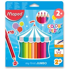 Maped Pastelky Color&#039;Peps Jumbo - 24 barev