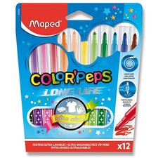 Maped Color´Peps - barevné fixy 12 barev