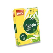 Barevn papr Rey Adagio - A4, 80 g, 500 list, tmav lut