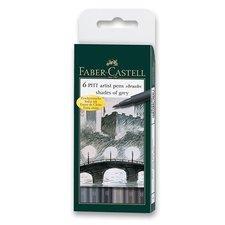 Faber Castell Pitt brush - shades of grey