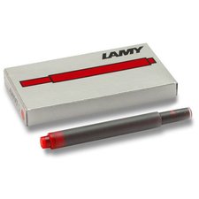 Inkoustové bombičky LAMY červené, 5 ks