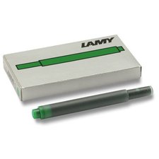Inkoustové bombičky LAMY zelené, 5 ks