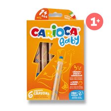Carioca Pastelky Baby Crayon 3 in 1 - 6 barev