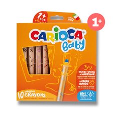 Carioca Pastelky Baby Crayon 3 in 1 - 10 barev