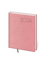 Stil Denní diář B6 Print Pop růžový 2024