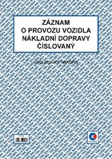 Zznam o provozu vozidla nkladn dopravy  A4  slovan