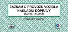 Zznam o provozu vozidla nkladn dopravy 2/3 A4