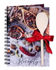 Kniha na recepty s vaekou A5 spirla Spice
