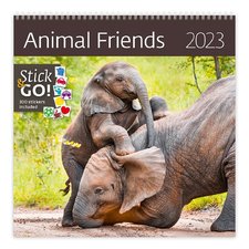 Helma Kalendář nástěnný 2023 - Animal Friends