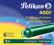 Pelikan Inkoustov bombiky 6 ks tmav zelen