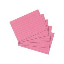 Herlitz - Karty do kartotky, A7, rov, linka