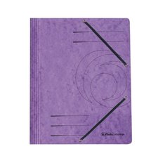 Herlitz Desky s gumou A4 prepnov fialov