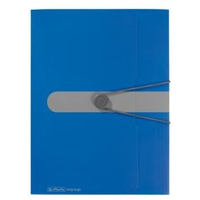 Herlitz Desky s gumou A4 modr