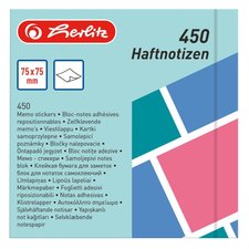 Herlitz Samolepic bloek Color blocking 75 x 75 mm