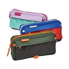 Herlitz Pouzdro 2 kapsy dvoubarevn mix