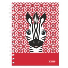 Spirlov blok A5, tvereek, Cute animals - zebra