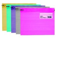 Herlitz Obal se zipem A4 prhledn mix barev