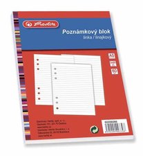 Herlitz Poznmkov blok do TP - A5