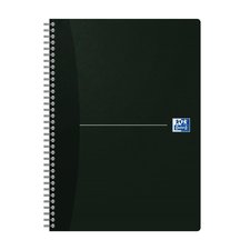 Oxford - Blok spirlov Oxford Essentials Black A4/90 list, linkovan