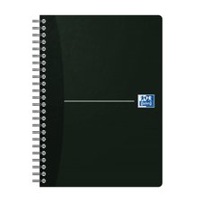 Blok spirlov Oxford Essentials Black A5/90 list, linkovan