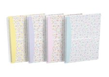 Oxford - Blok spirlov Oxford Floral B5/60 list, linkovan, mix