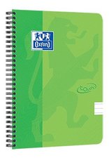 Oxford - Blok spirlov Oxford Nordic Touch A5+/70 list, linkovan, zelen
