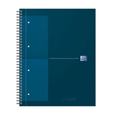 Oxford - Blok spirlov Oxford International Notebook A4+/80 list, tverekovan