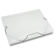 Karton P+P PP Transparent - 3chlopňové desky A4 - transparentní