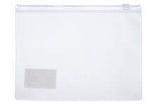 Sloka se zipem 33x24 cm - Transparentn  /W034085/