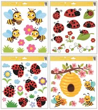 Dekorace okenn flie beruky a velky 30 x 33,5 cm (6906)