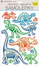 Samolepky na ze svtc ve tm 41x25 cm, dinosaui / 15113