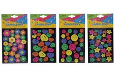 Samolepky 11,5x15 cm - 4 druhy  (W017496)