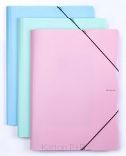 Karton P+P Sloha s gumou A4 PP PASTELINI zelen