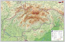 Karton P+P Podloka na stl - Mapa Slovensk republiky