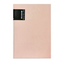 Zznamn kniha A4 PASTELINI merukov lamino mat