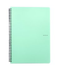 Twin wire blok A5 PP PASTELINI zelen