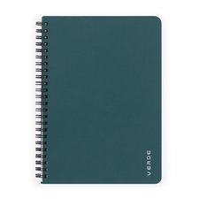 Twin wire blok A5 PP VERDE zelen