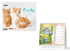 MFP Kalendář 2023 stolní mini Kočky