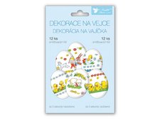 Velikonon obtisk na vajka 837 koilky tradin motivy 12ks