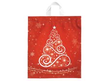 Igelitová vánoční taška vzor 5 40x46x8 (s uchem)