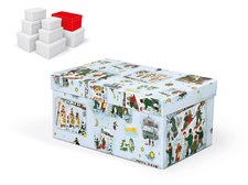 Krabice dárková vánoční B-V005-FL 26x17x13cm