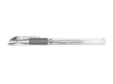 Gelov pero kus GLITTER GG1038 - silver, stbrn