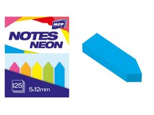 Bloek samolepc 5ks 12x44mm 125 list mix 5 barev neon