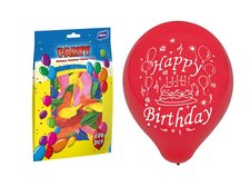 Balnek nafukovac standard 23cm Happy Birthday mix