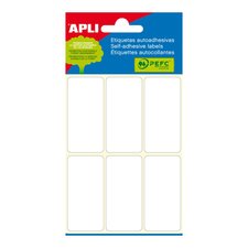 APLI samolepic etikety, 26 x 54 mm, bl