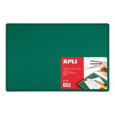 APLI ezac podloka vceelov, oboustrann, 450 x 300 mm, PVC, zelen