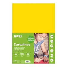 APLI barevn papr, A4, 170 g, lut