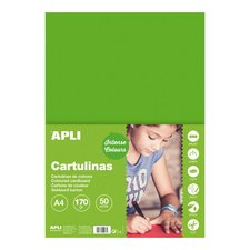 APLI barevn papr, A4, 170 g, trvov zelen