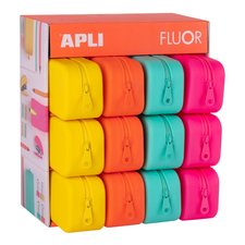 APLI pouzdro FLUO, siliknov, mix fluo barev