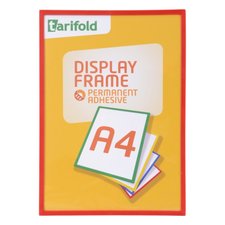 Tarifold Display Frame - samolepic rmeek, A4, erven, 1 ks